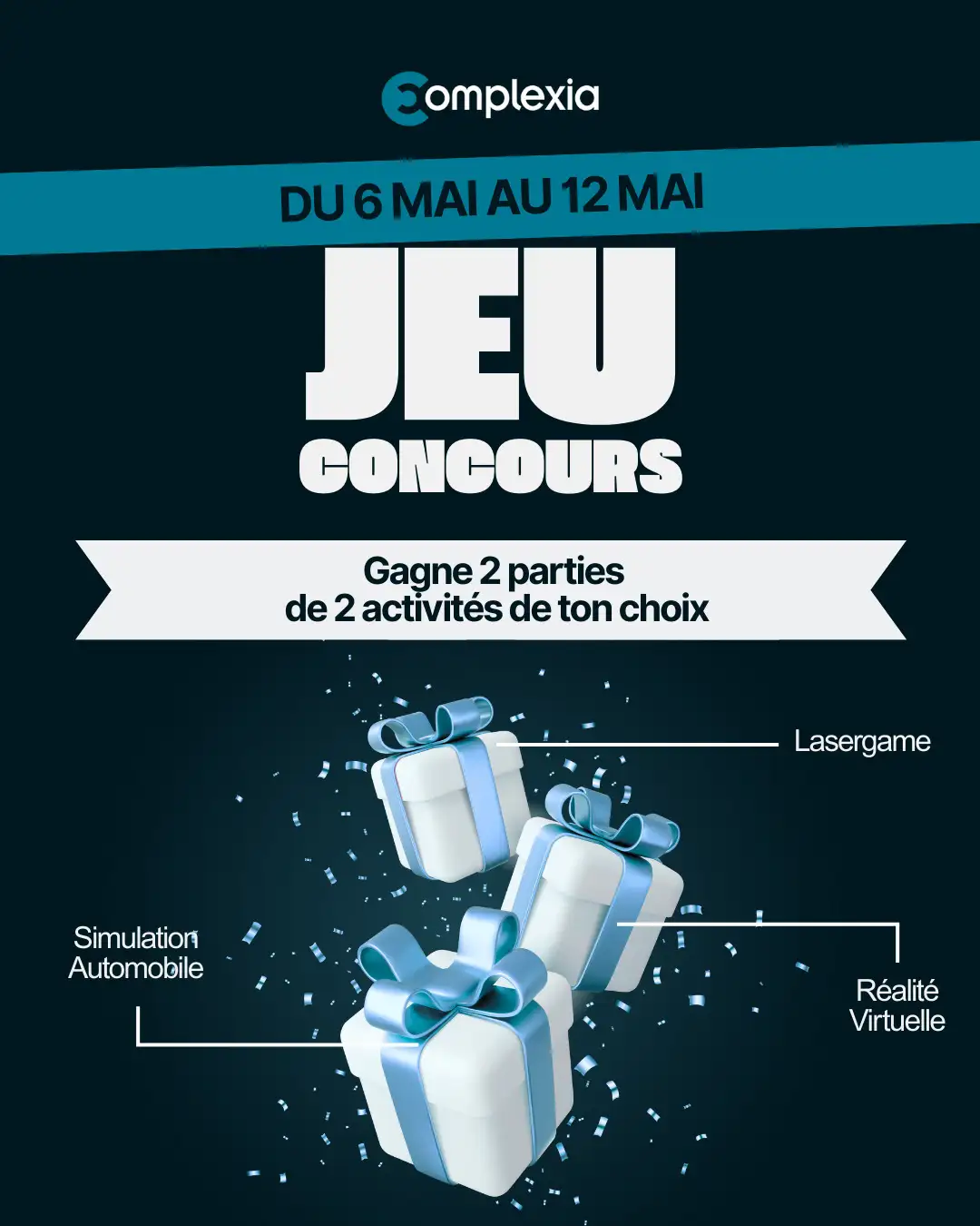 JEU CONCOURS – GAGNE TA SESSION CHEZ COMPLEXIA ! 🎮
